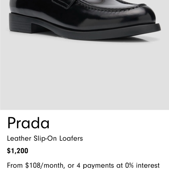 💎Authentic💎 Prada woman’s slip on Black Loafers Like New - Picture 13 of 13